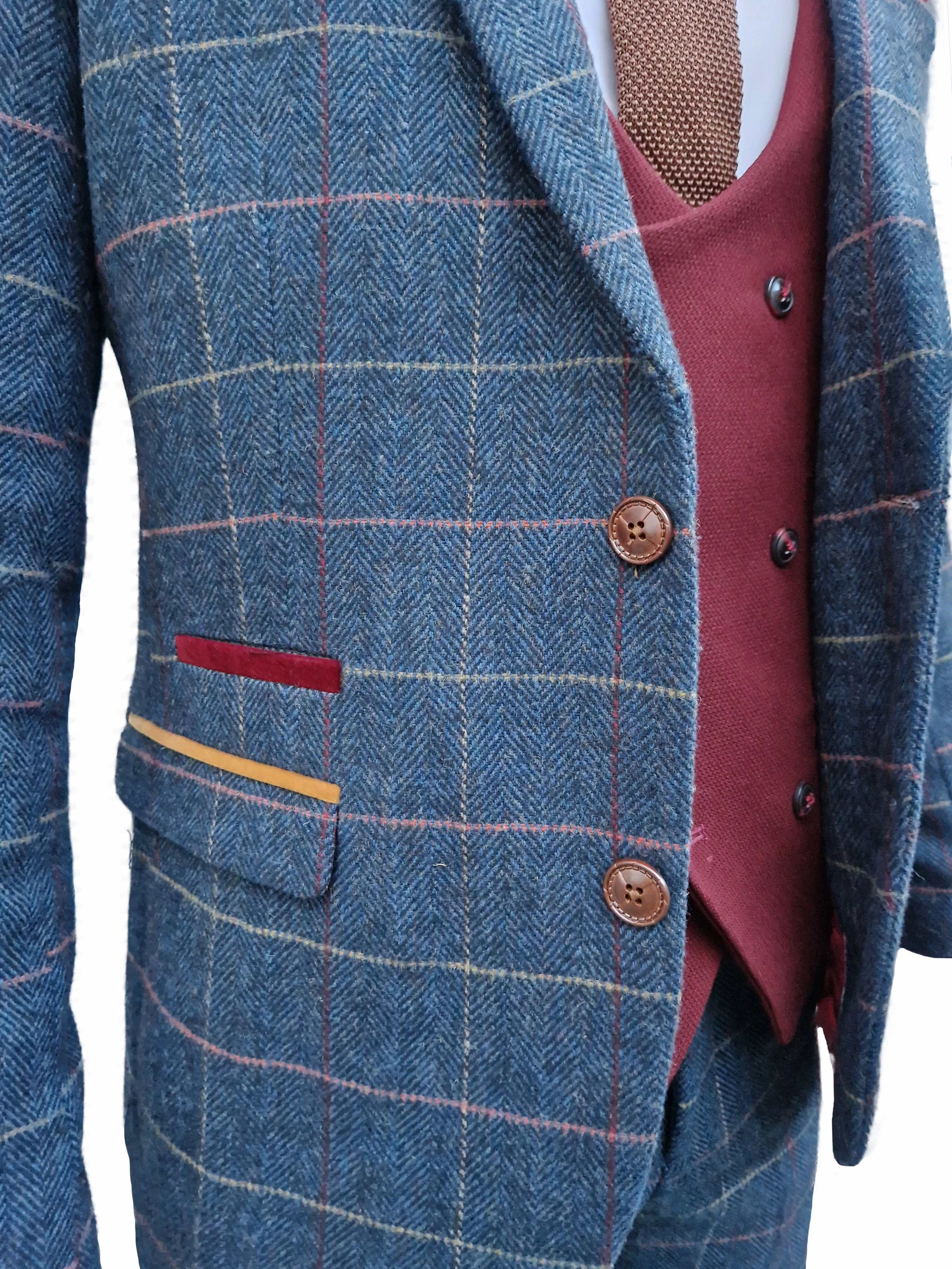 3-Piece Men's Suit Tweed Eton - Mix & Match