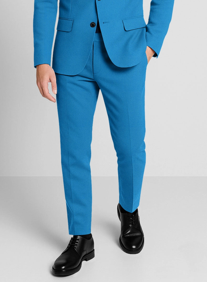 Azure Napoli Stretch Light Weight Cotton Suit