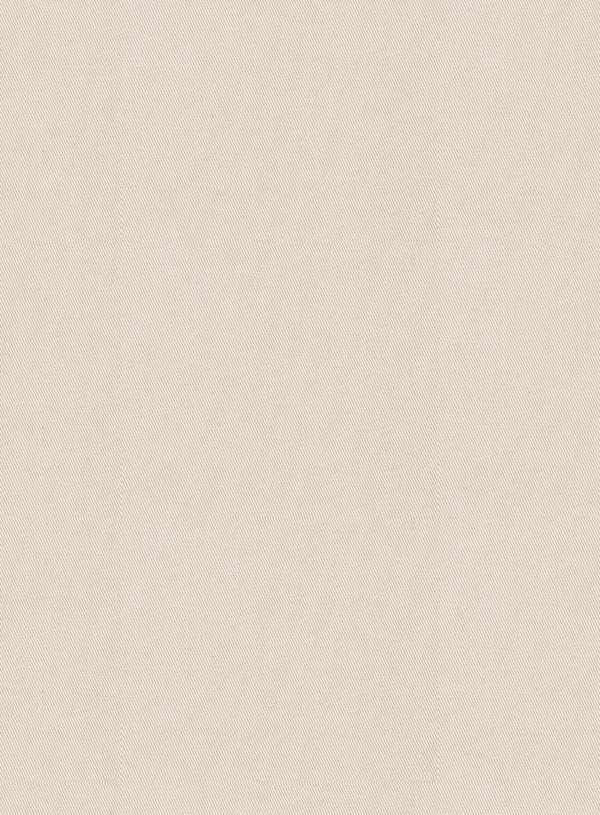 Beige Stretch Chino Suit