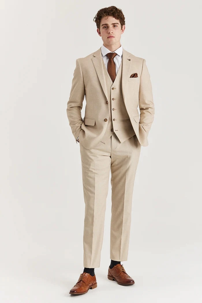 Belmont 3 Piece Stitch Lapel Classic Suit