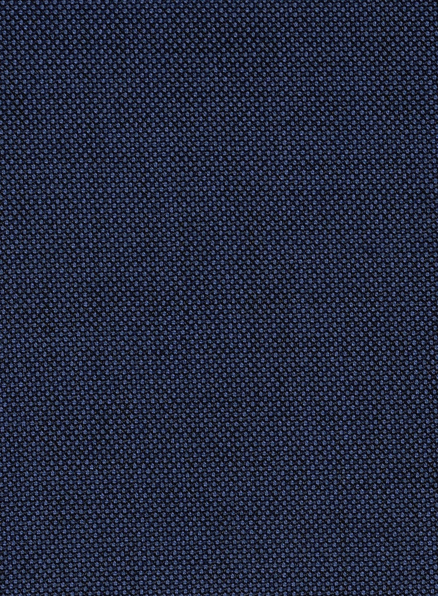 Birdseye Wool Royal Blue Suit