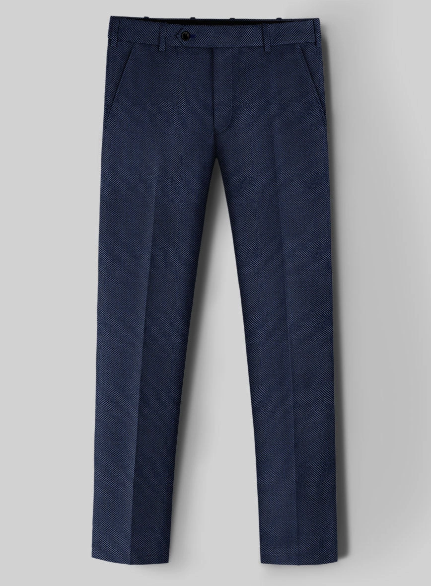 Birdseye Wool Royal Blue Suit