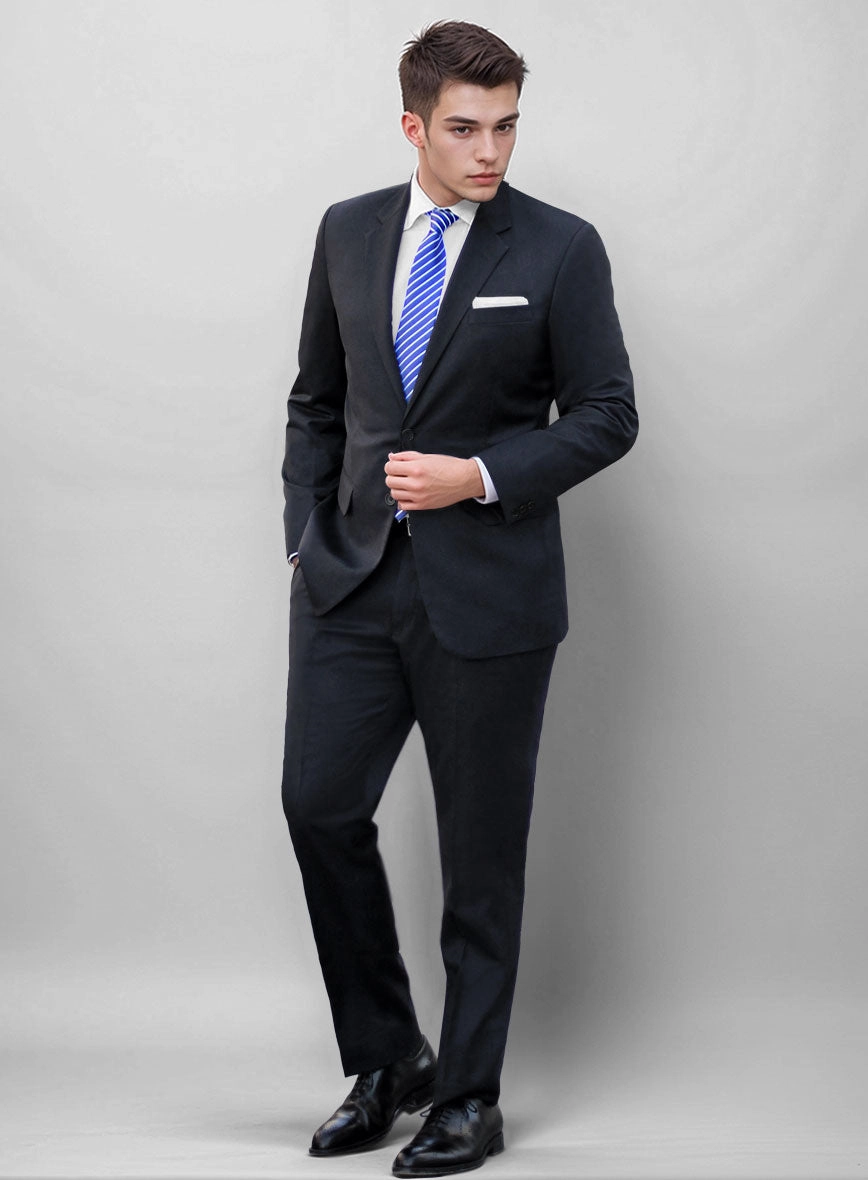 Blue Merino Wool Suit