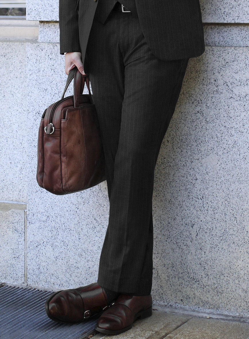 Bristol Charcoal Chalkstripe Suit