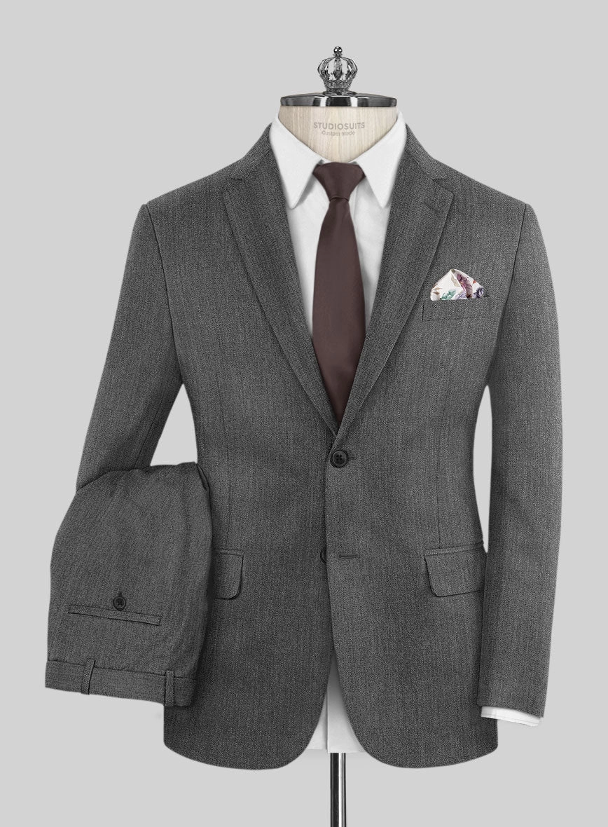 Bristol Gray Herringbone Suit
