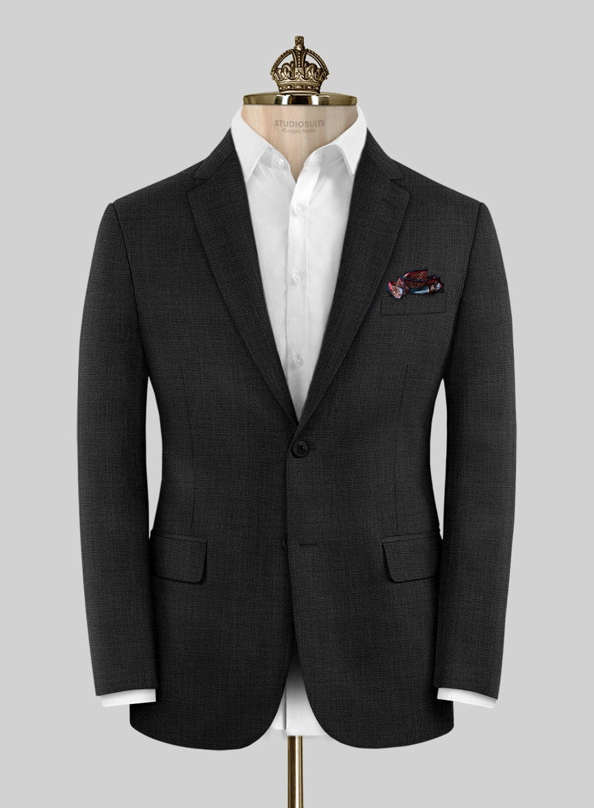 Bristol Nailhead Charcoal Suit