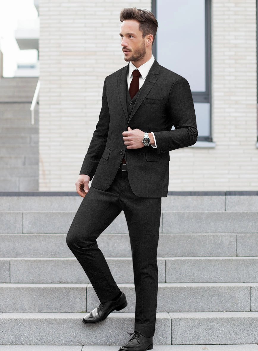 Bristol Nailhead Charcoal Suit