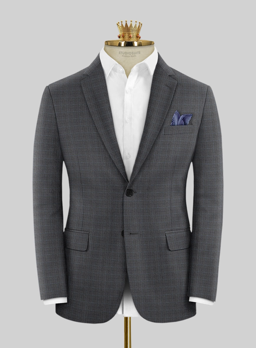 Bristol Sevea Gray Checks Suit