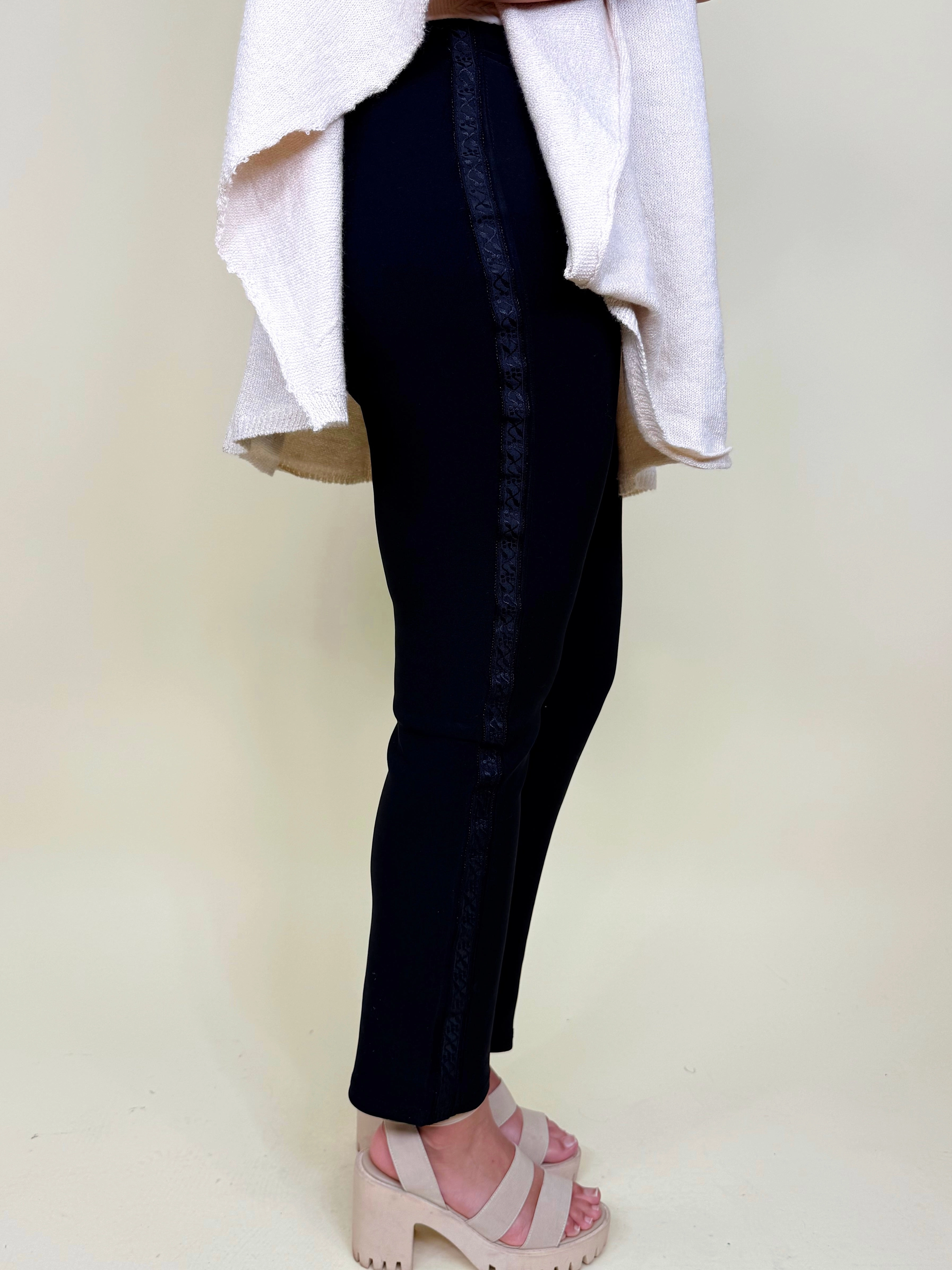 Brooklyn Tuxedo Stripe Bottoms | Doorbuster