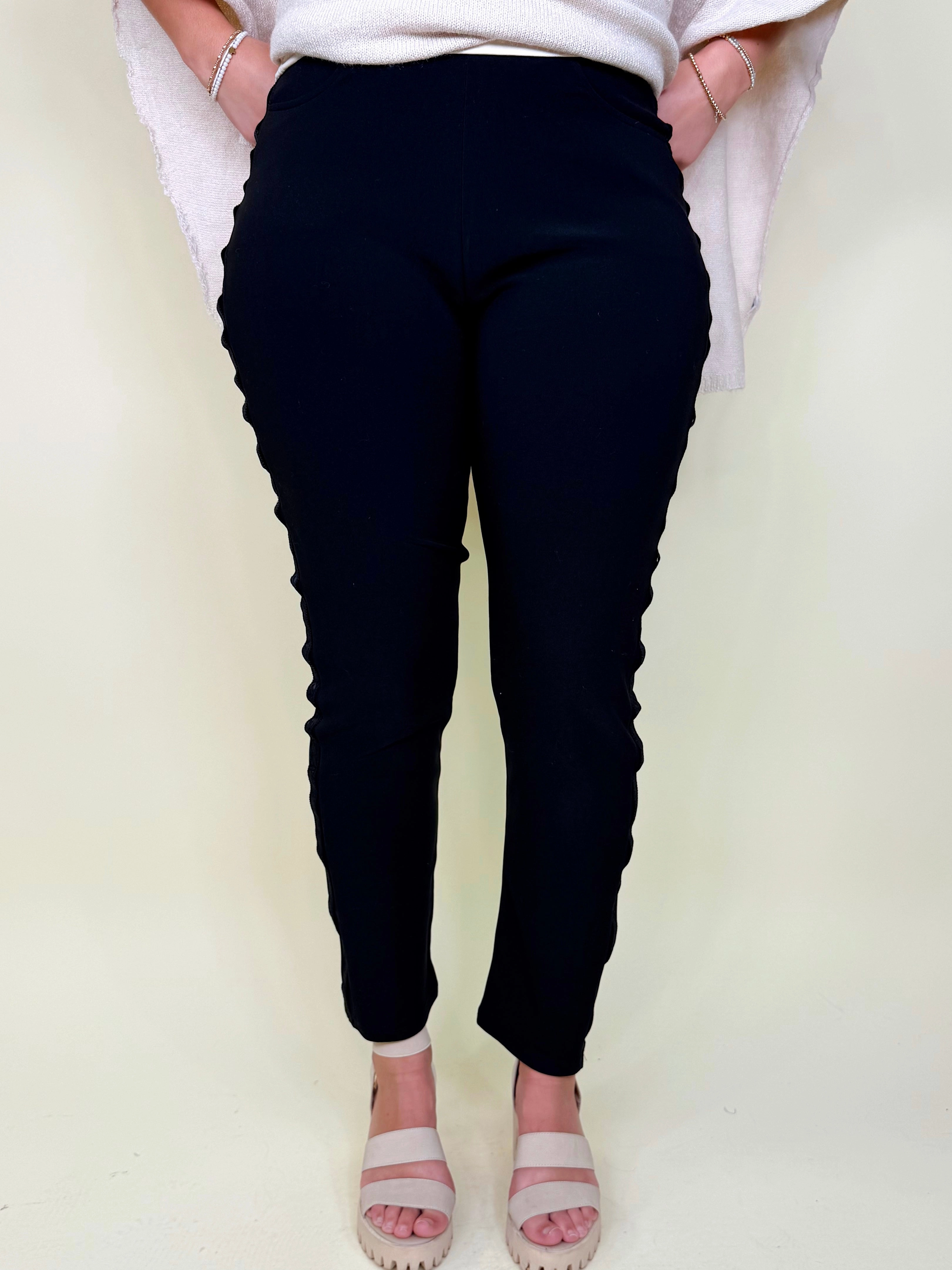 Brooklyn Tuxedo Stripe Bottoms | Doorbuster