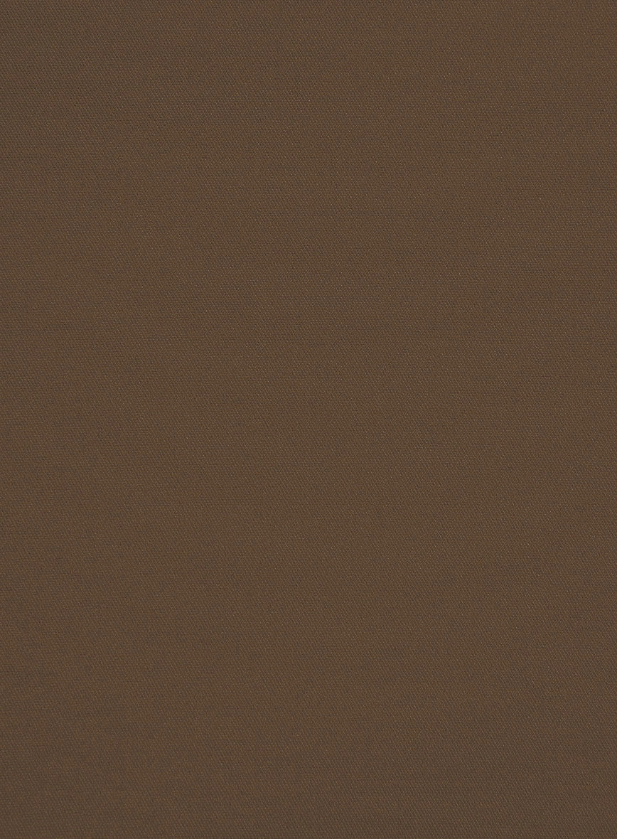 Brown Stretch Chino Suit