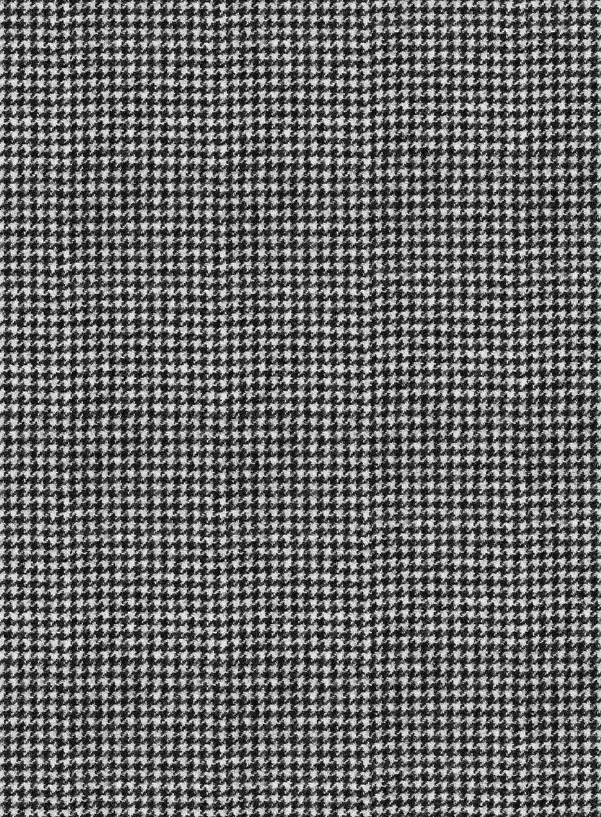 Caccioppoli Saghio Houndstooth Gray Wool Suit