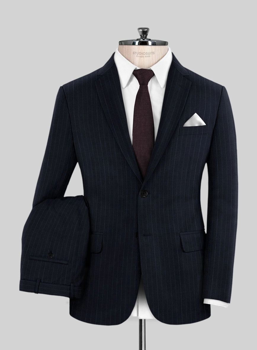 Chalkstripe Deep Blue Wool Suit