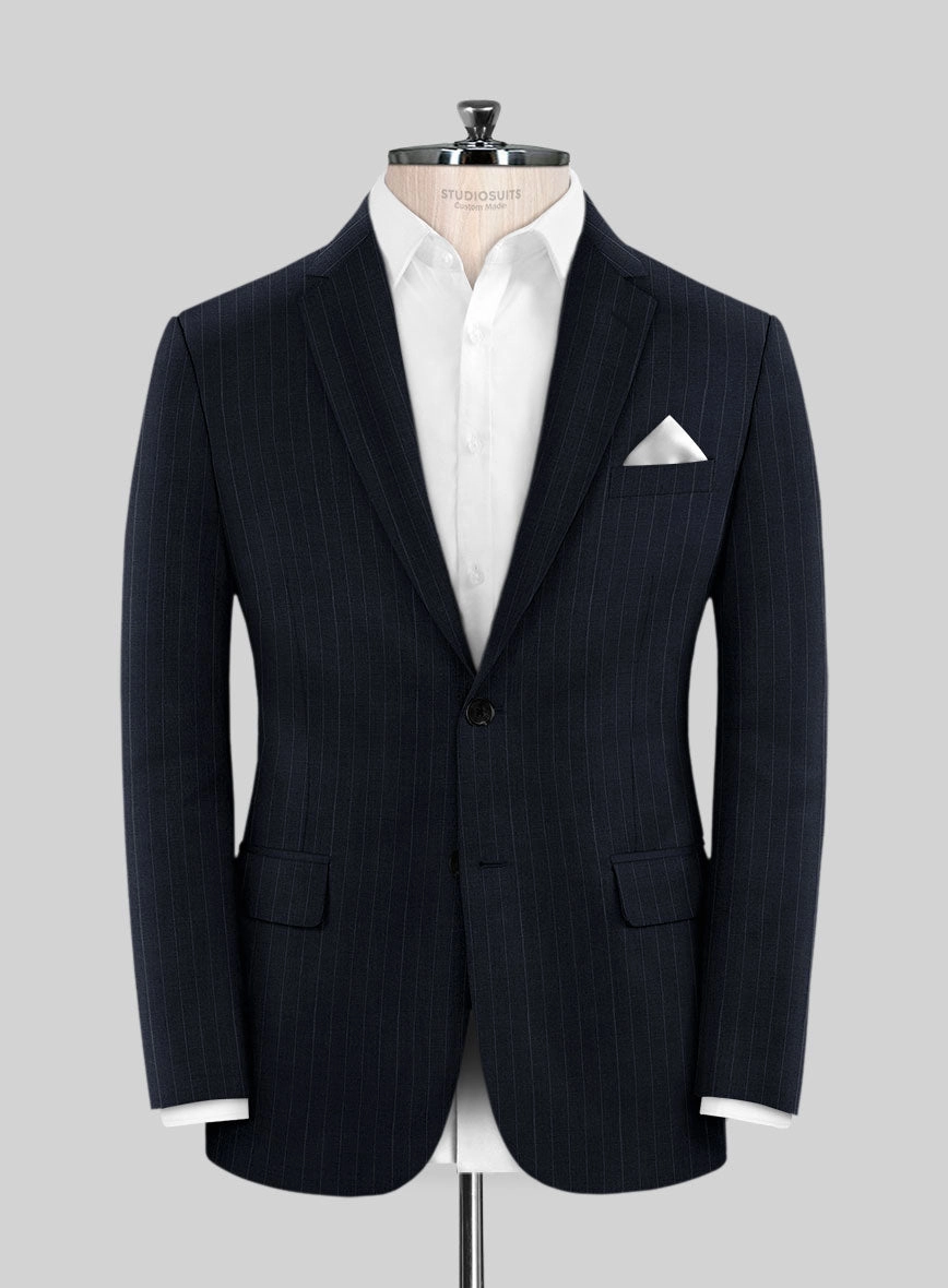 Chalkstripe Deep Blue Wool Suit