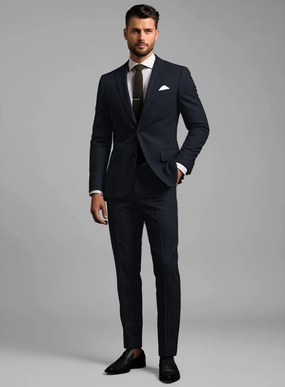 Chalkstripe Deep Blue Wool Suit