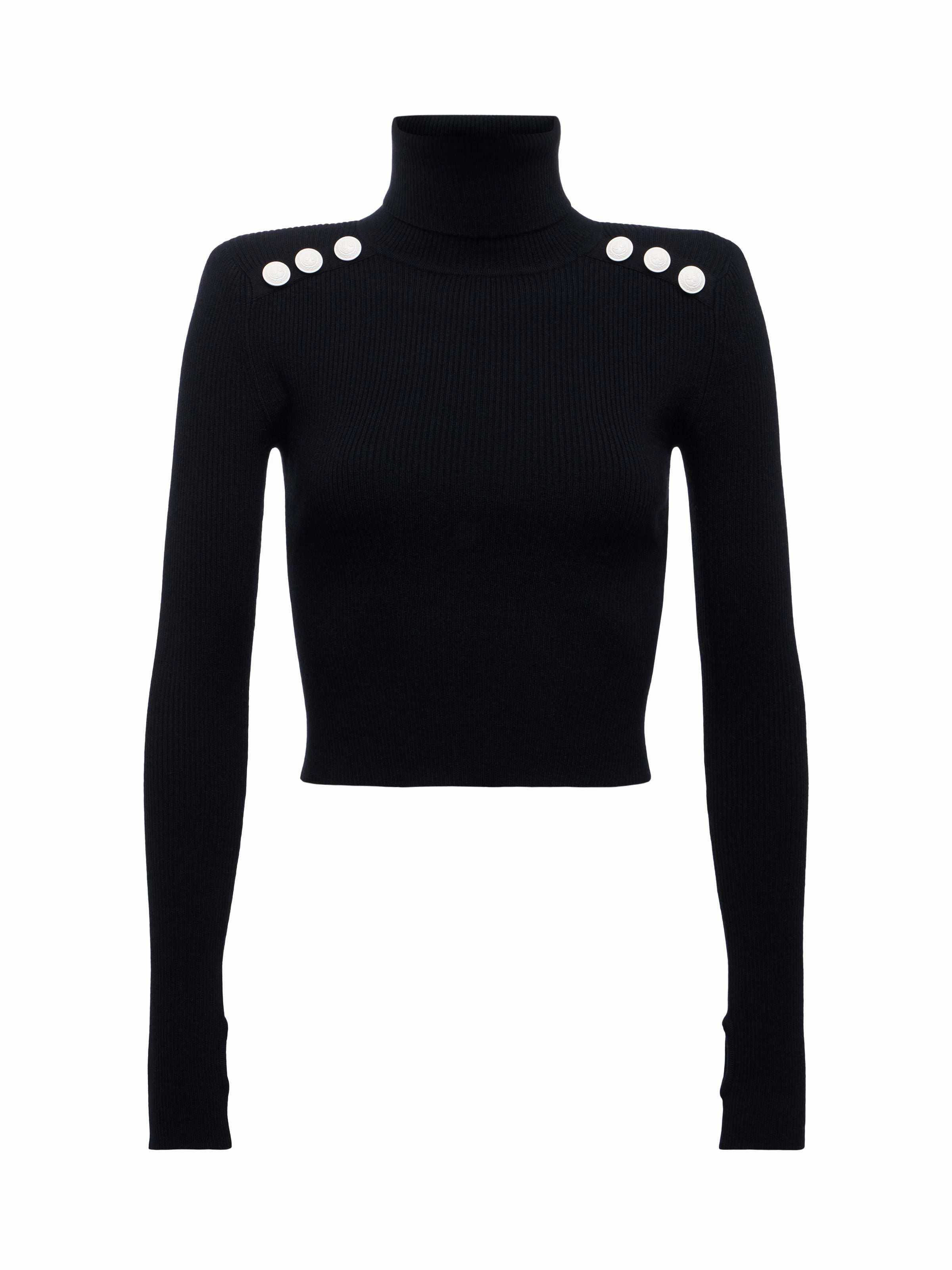 Colette Cropped Turtleneck