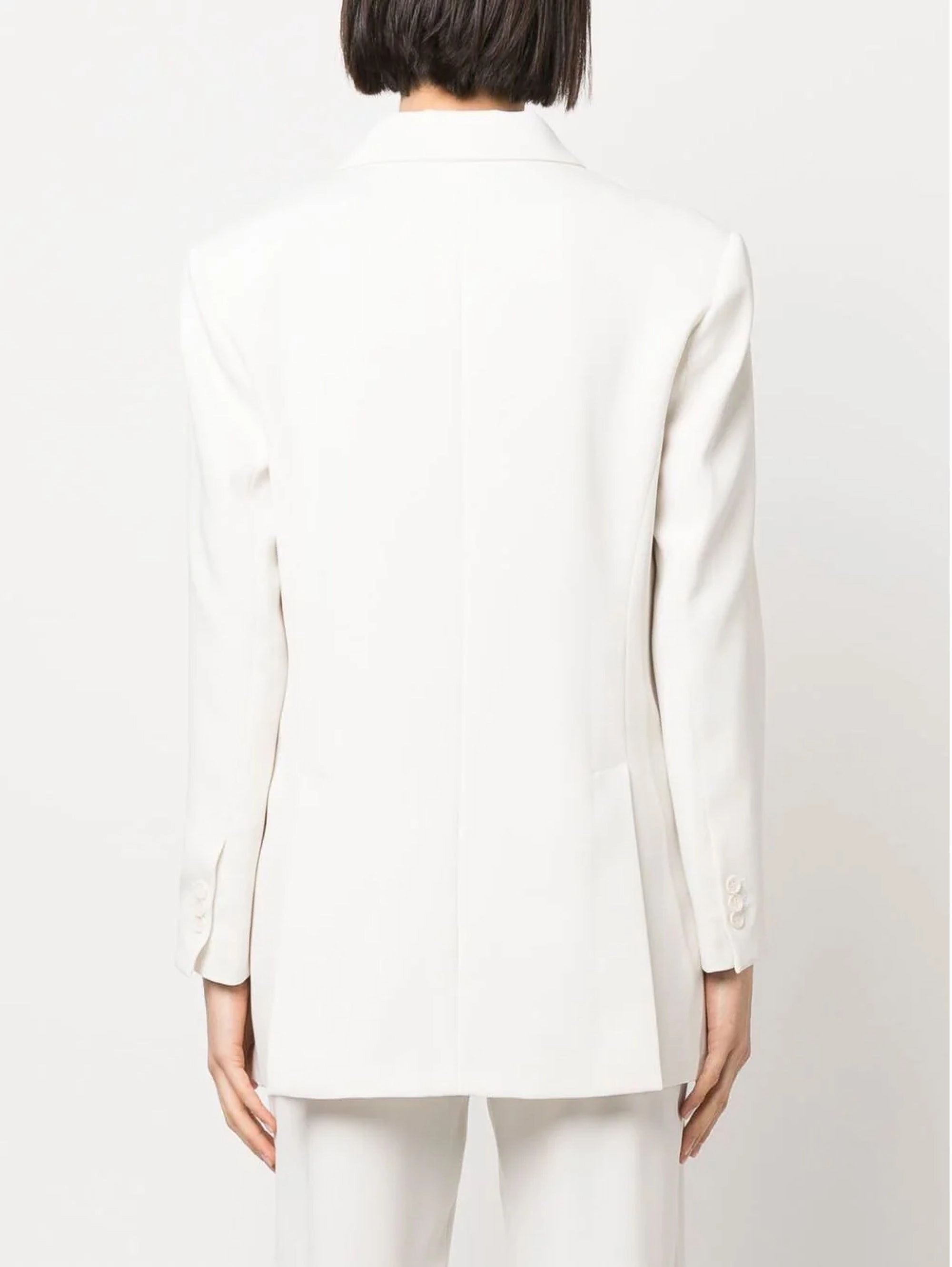 Cream Cady Double Breasted Blazer