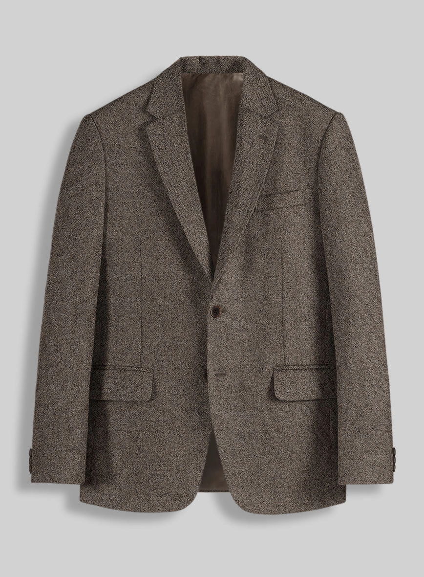 Dapper Brown Tweed Suit