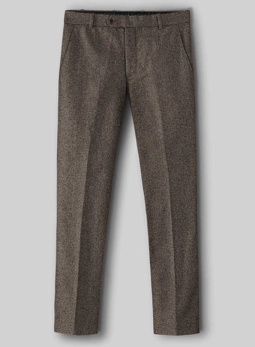 Dapper Brown Tweed Suit