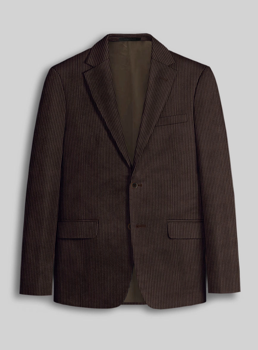 Dark Brown Corduroy Suit
