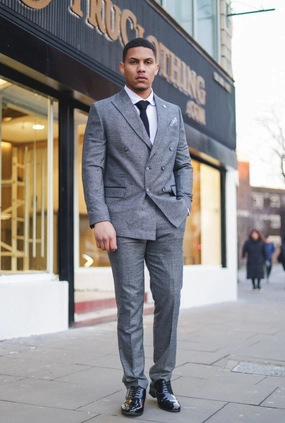 Double Breasted 2 Piece Suit