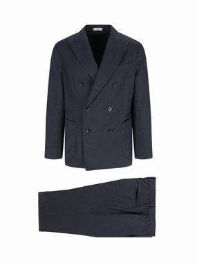 Double-Breasted Suit – Navy