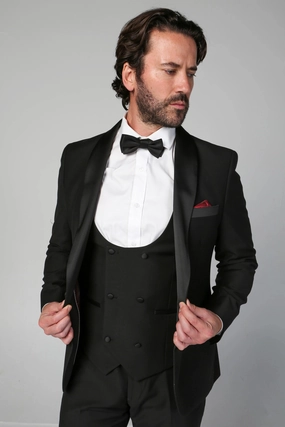 Ford: Black 3-Pc Tux Suit