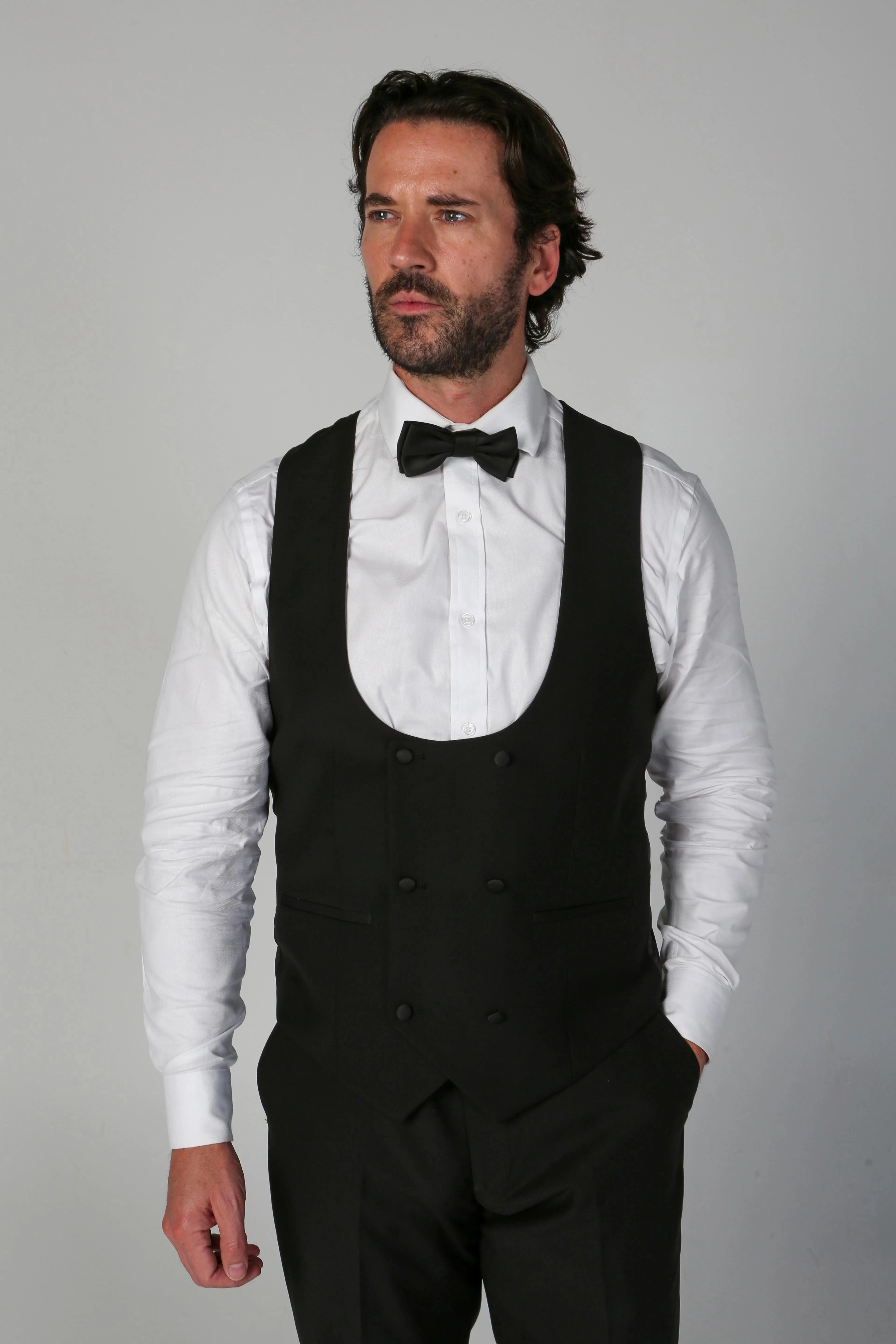 Ford: Black 3-Pc Tux Suit
