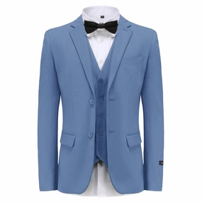 GINO VITALE SUIT/M30O/SLATE BLUE