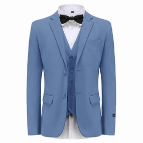 GINO VITALE SUIT/M30O/SLATE BLUE