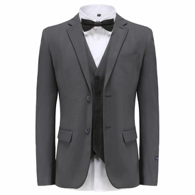 GINO VITALE SUIT/M3OO/CHARCOAL