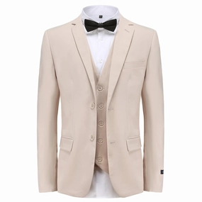GINO VITALE SUIT/M3OO/LT BEIGE