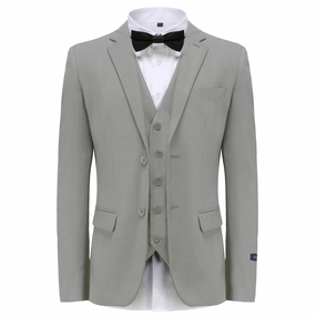 GINO VITALE SUIT/M3OO/LT GRAY