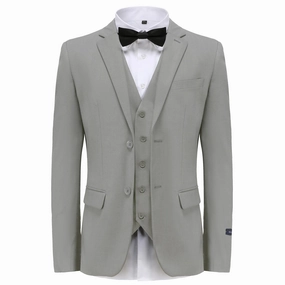 GINO VITALE SUIT/M3OO/LT GRAY