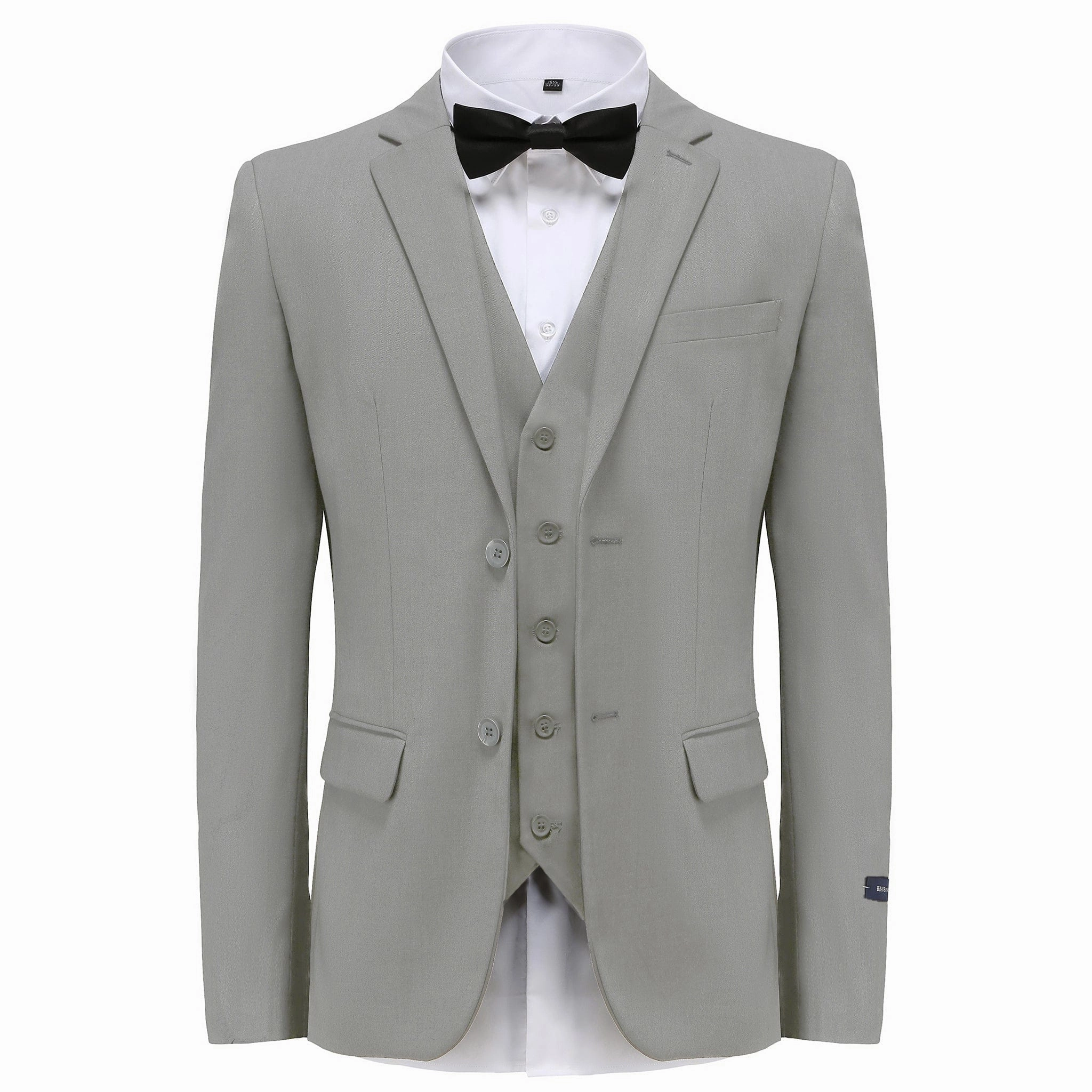 GINO VITALE SUIT/M3OO/LT GRAY