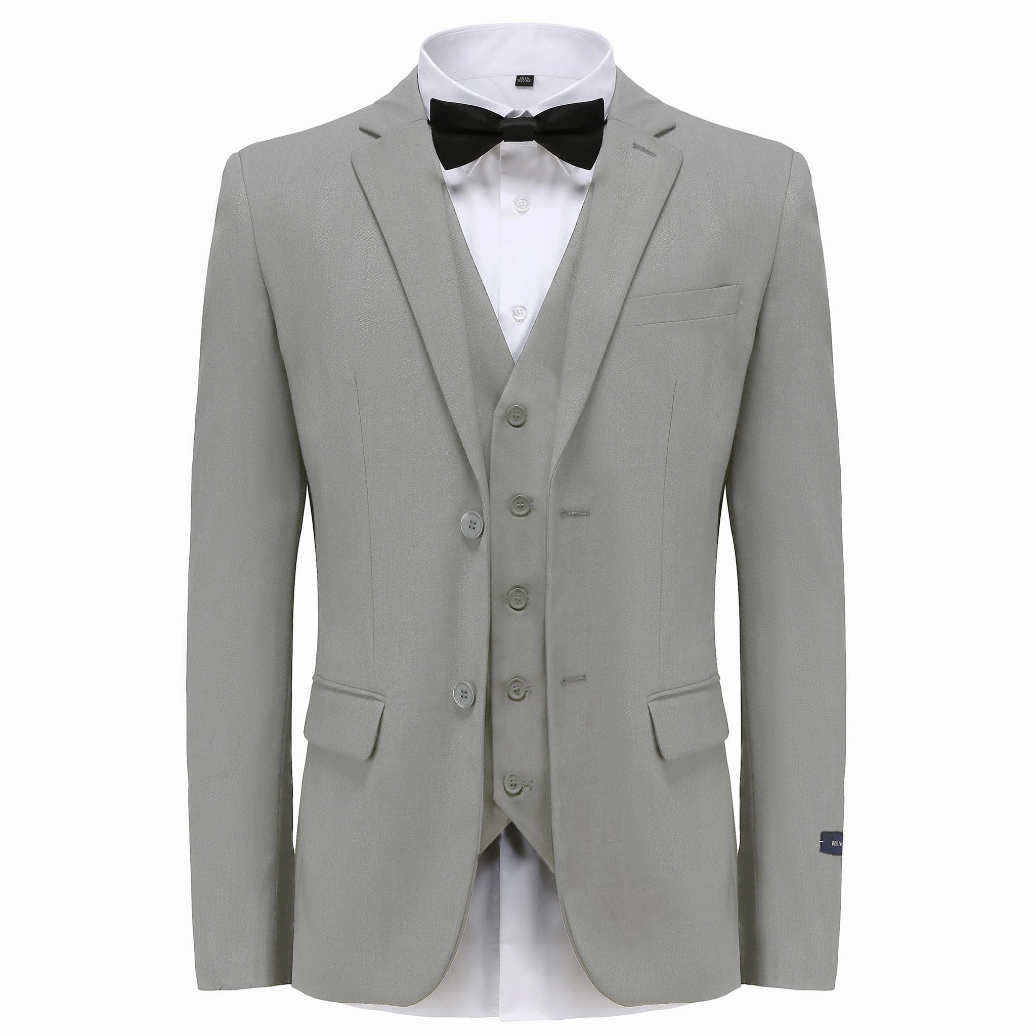 GINO VITALE SUIT/M3OO/LT GRAY