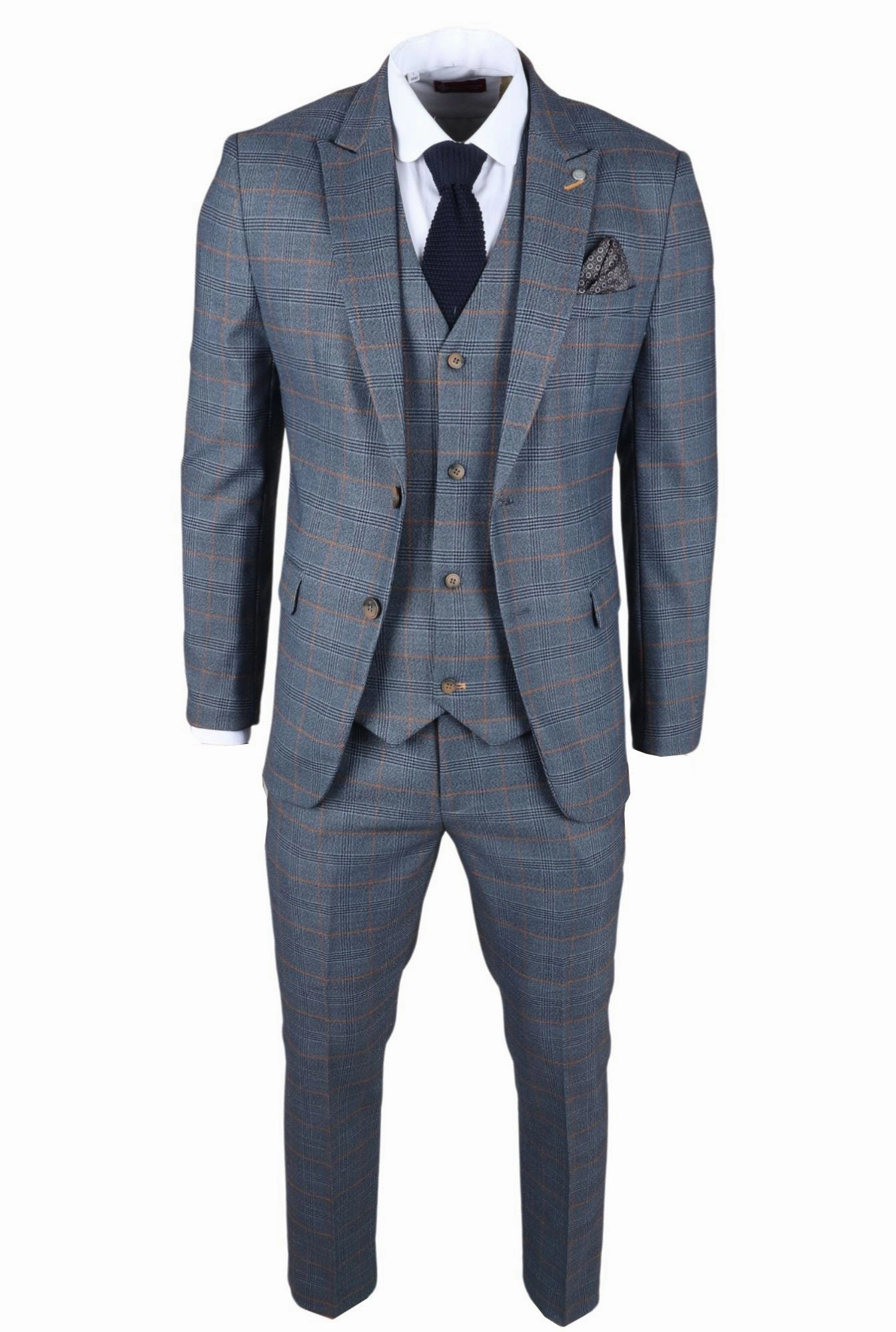 Gisborne - 3 Piece Checked Suit