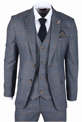 Gisborne - 3 Piece Checked Suit