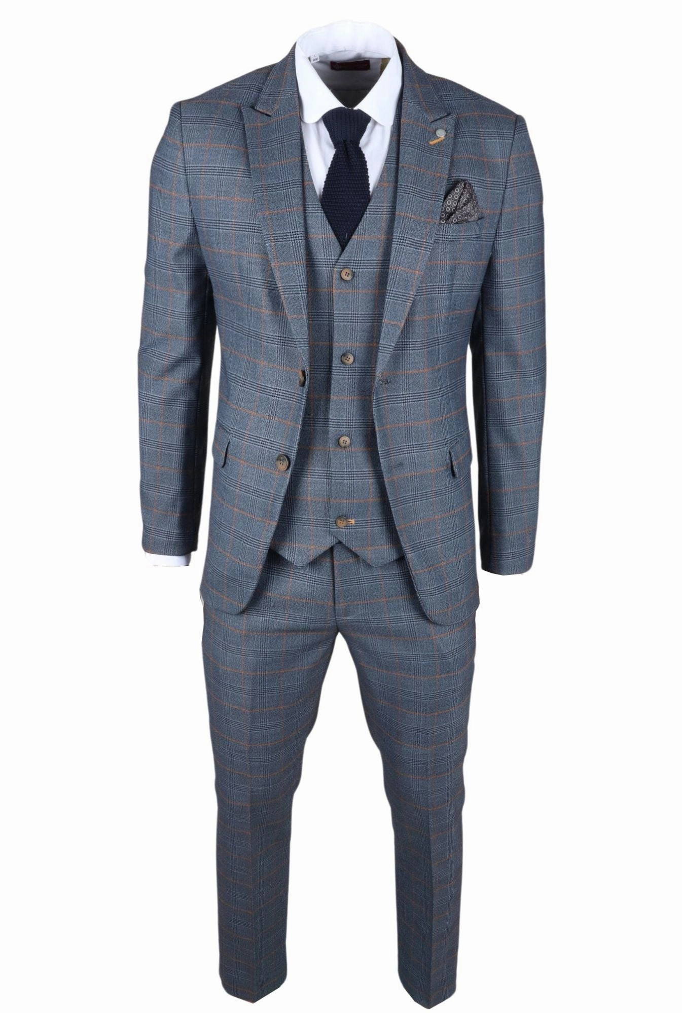 Gisborne - 3 Piece Checked Suit