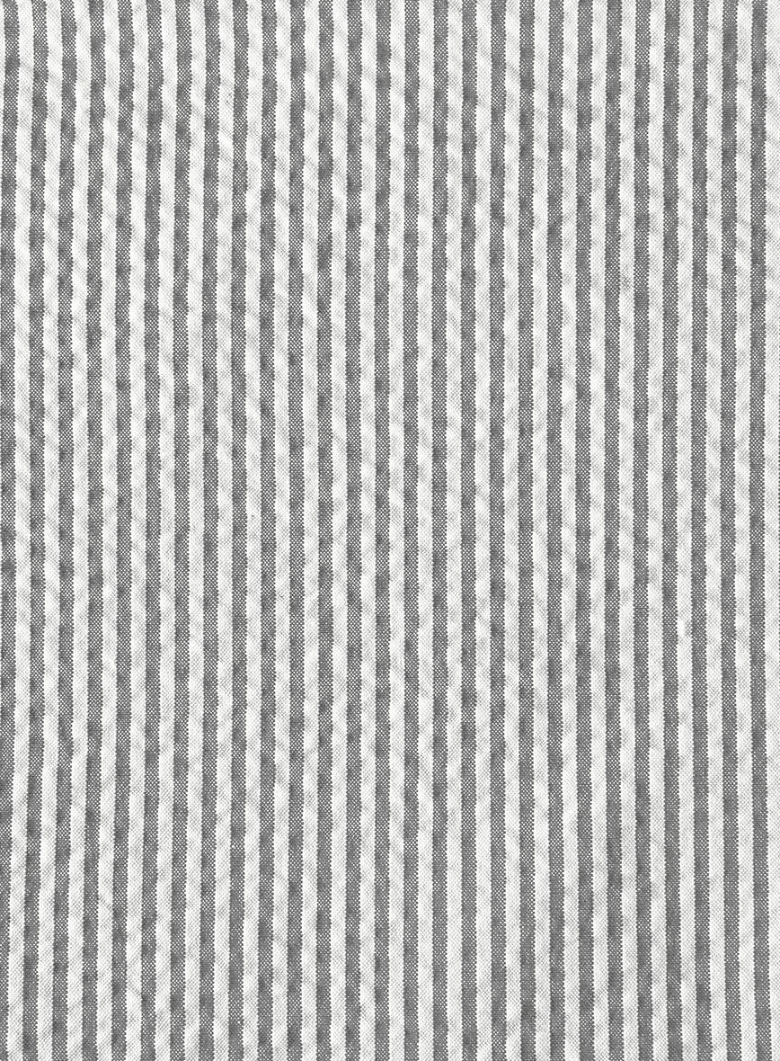 Gray Seersucker Suit