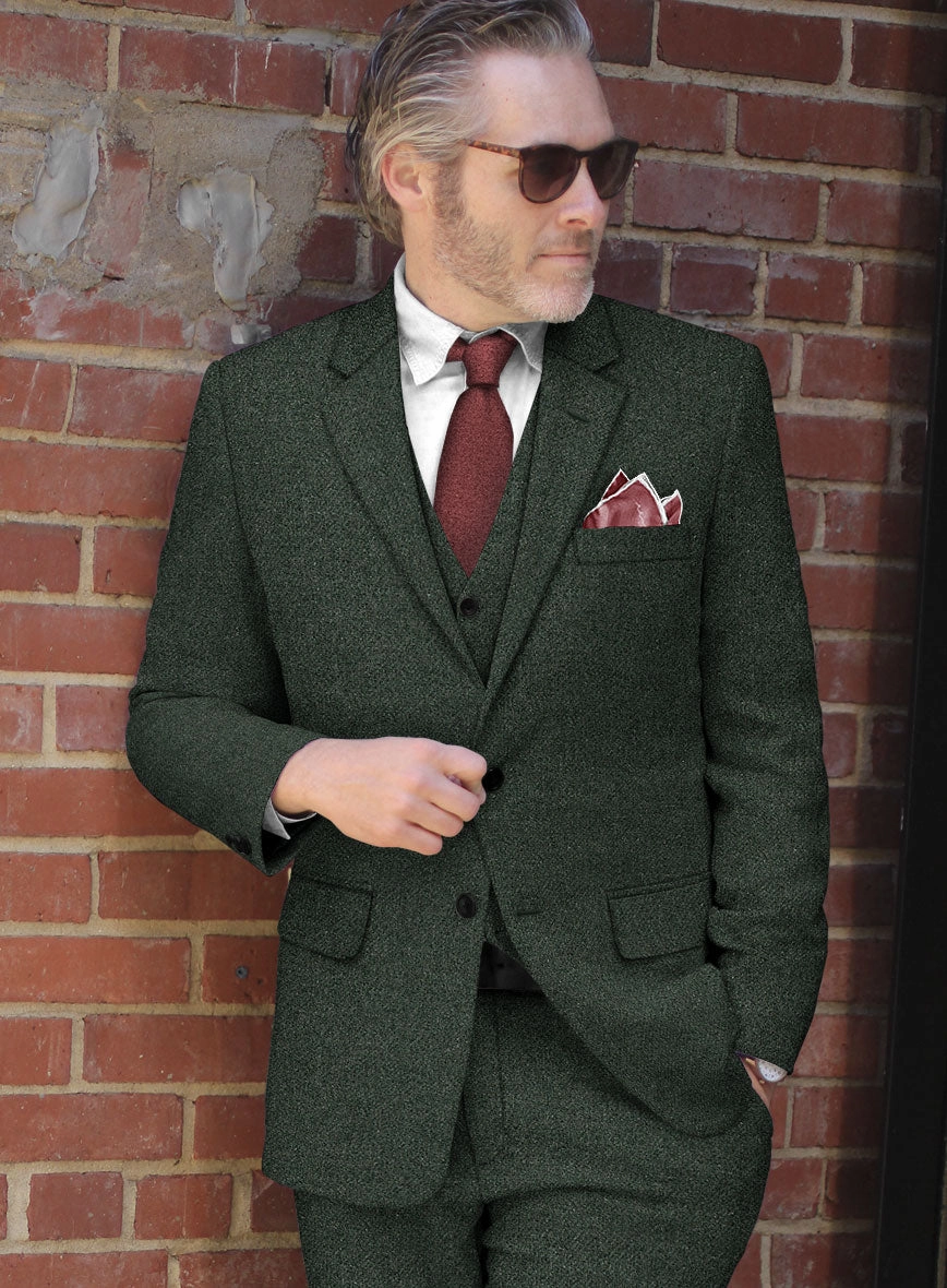 Green Heavy Tweed Suit