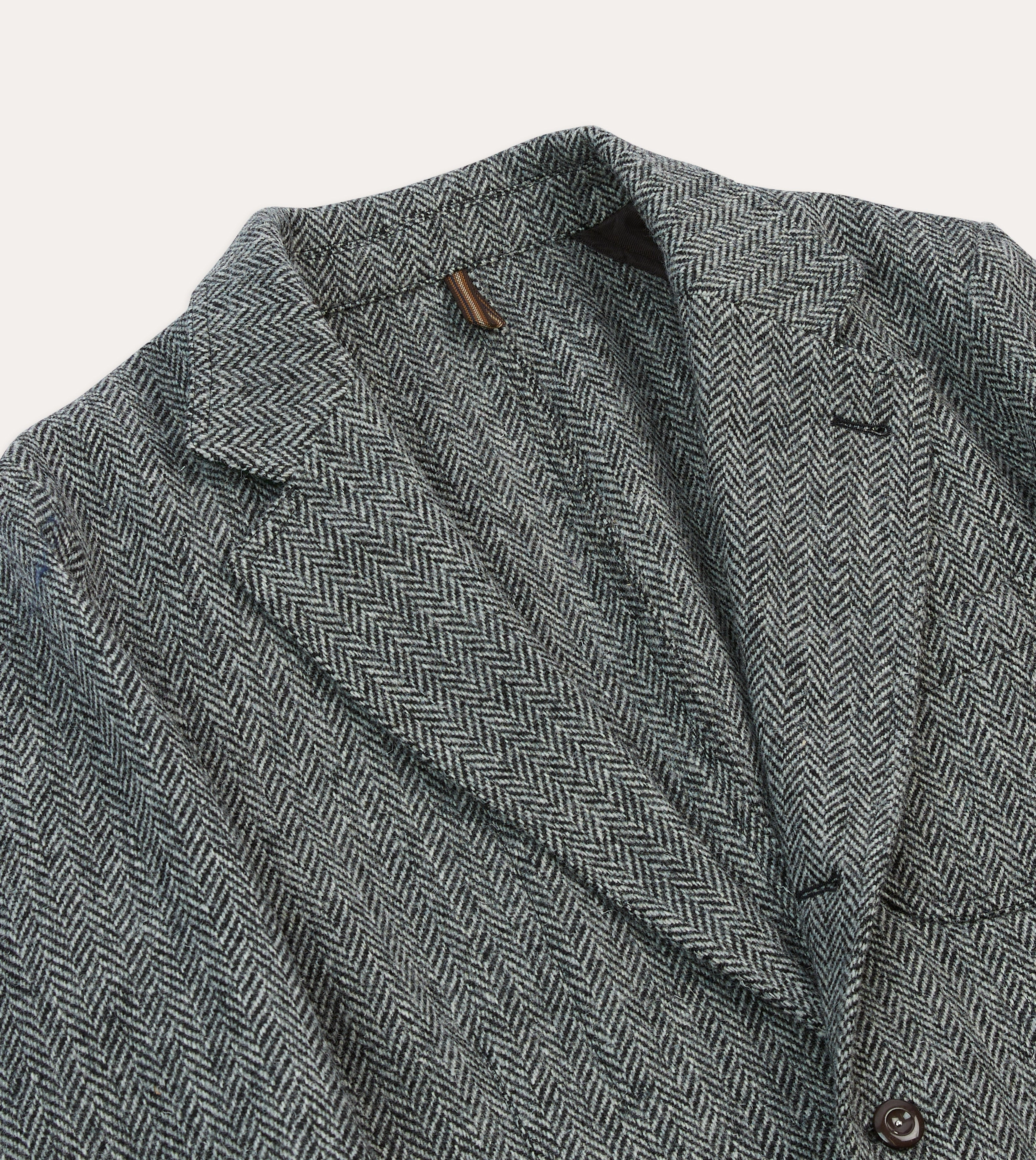 Grey Herringbone Harris Tweed Games Blazer Mk. VII