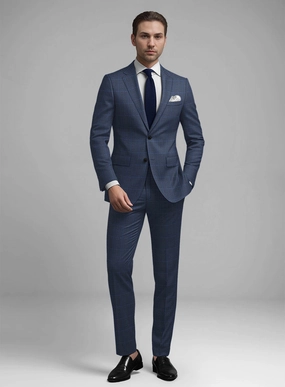 Guabello Blue Glen Suit