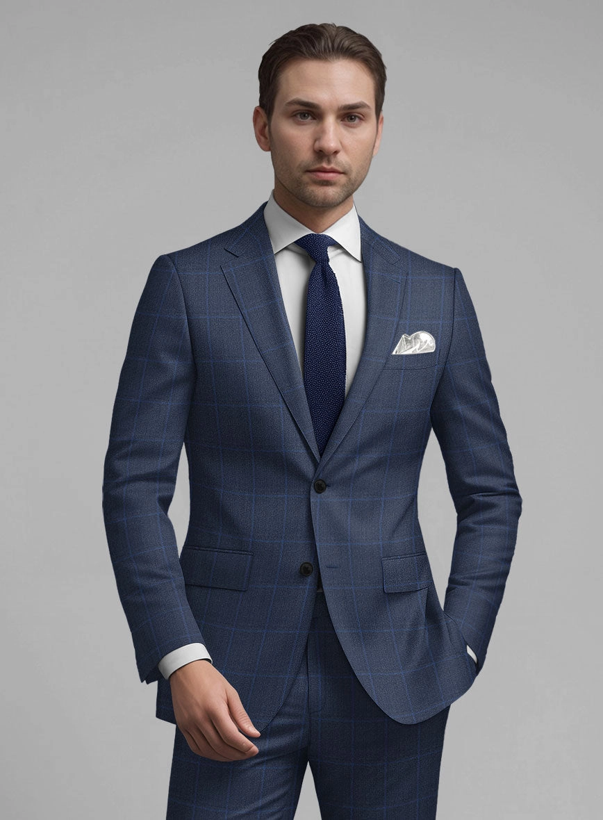 Guabello Blue Glen Suit