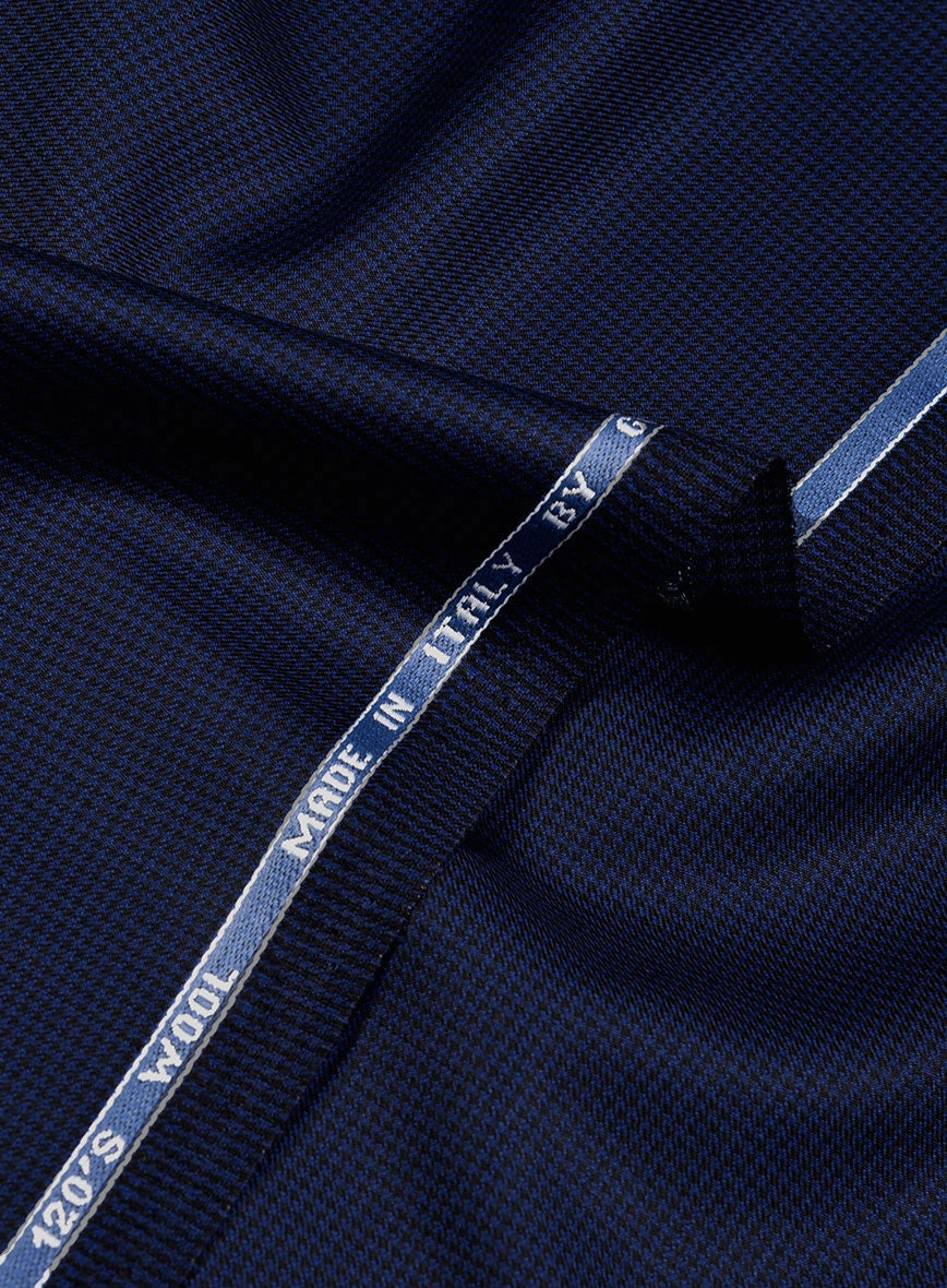 Guabello Blue Houndstooth Suit