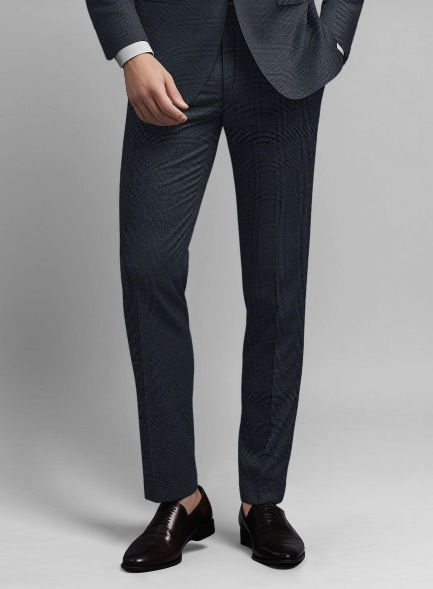Guabello Blue Prince Of Wales Suit