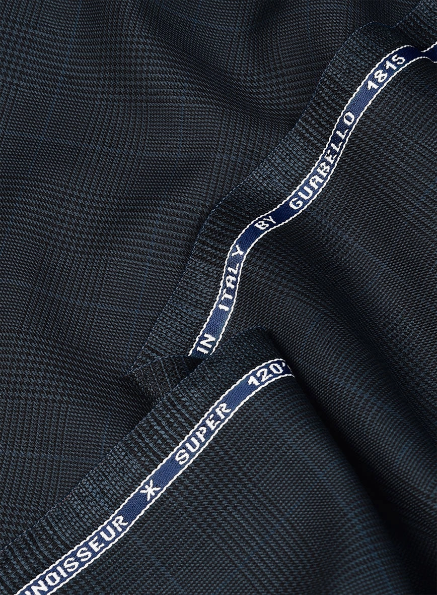 Guabello Blue Prince Of Wales Suit