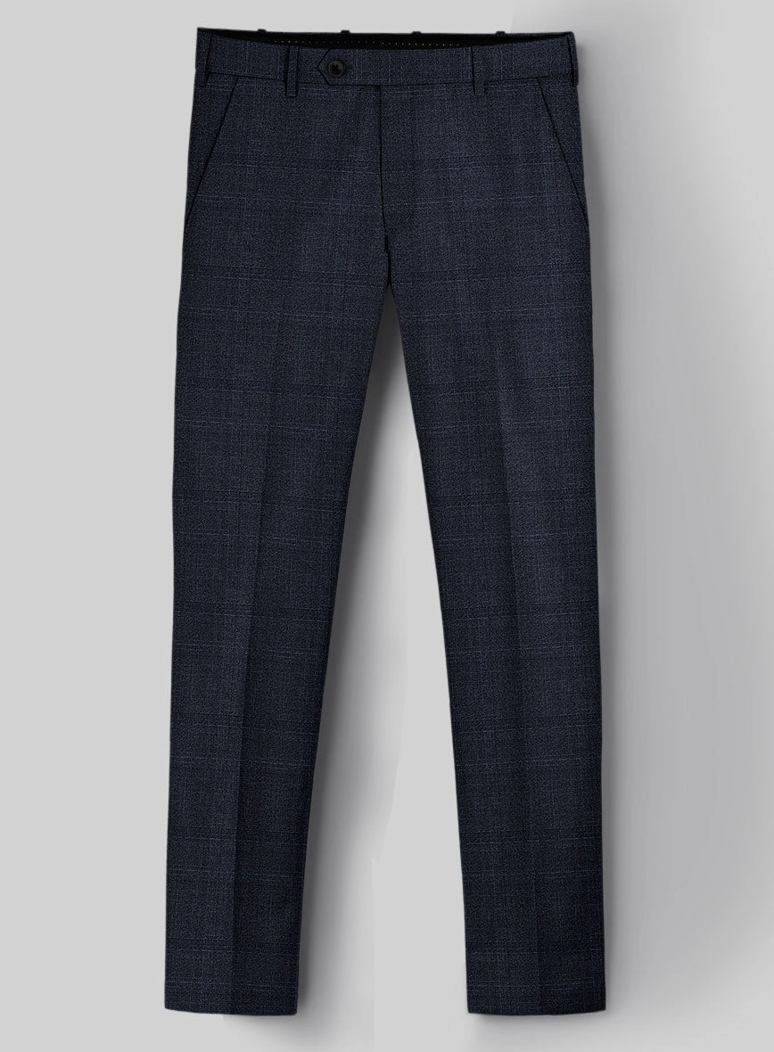 Guabello Blue Windowpane Suit