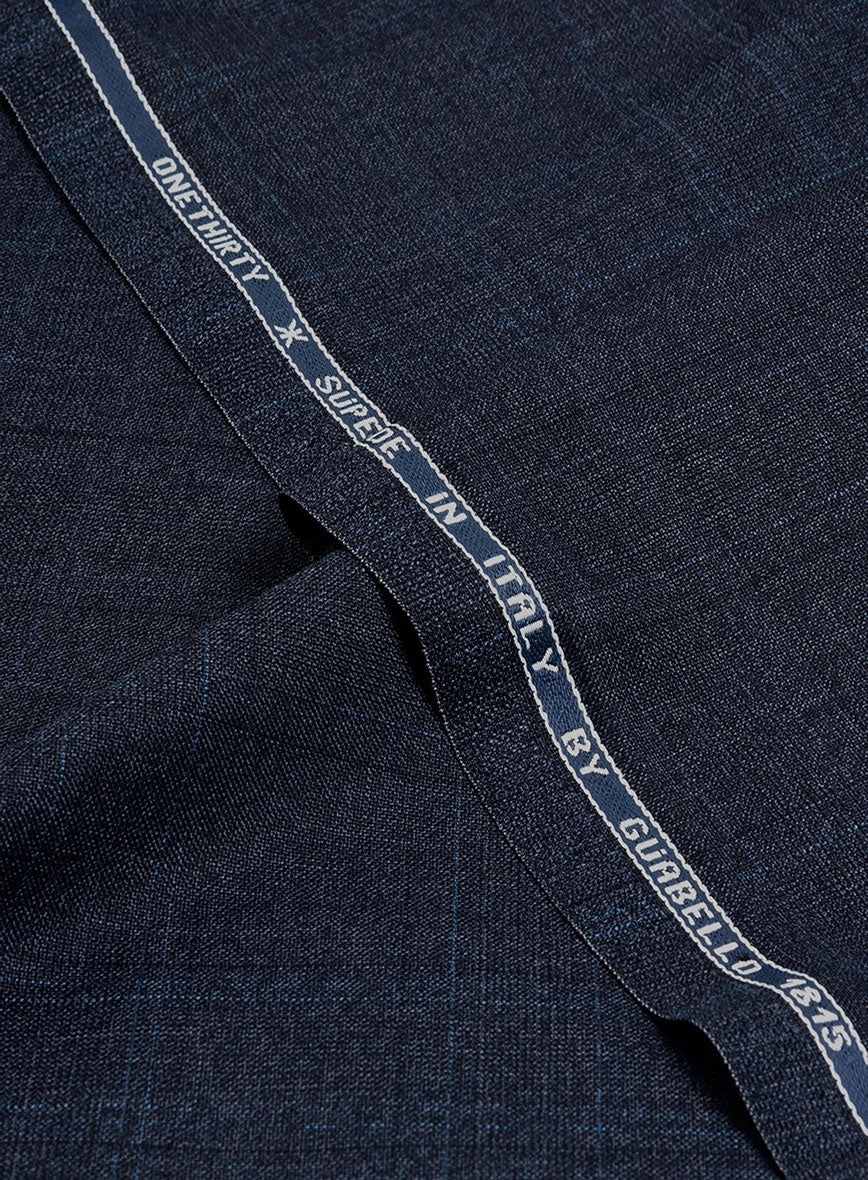 Guabello Blue Windowpane Suit