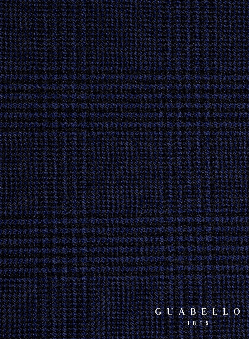 Guabello Blue Wool Jersey Suit